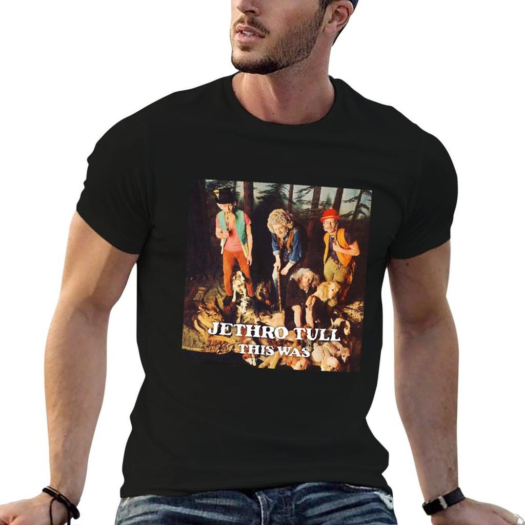 Jethro Tull This Was 2021 Persada Band Performing Folk Music Rock Unisex Old Memorabilia Vintage TShirt Industrial Work Tee Shirt