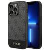 Guess GUHCP14XG4GLGR iPhone 14 Pro Max6,7 Szary/grey Hard Case 4G Stripe Collection