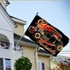 1pc a Vintage Rockabilly Style Garage Flag, Perfect for Outdoor Decoration, Verygood