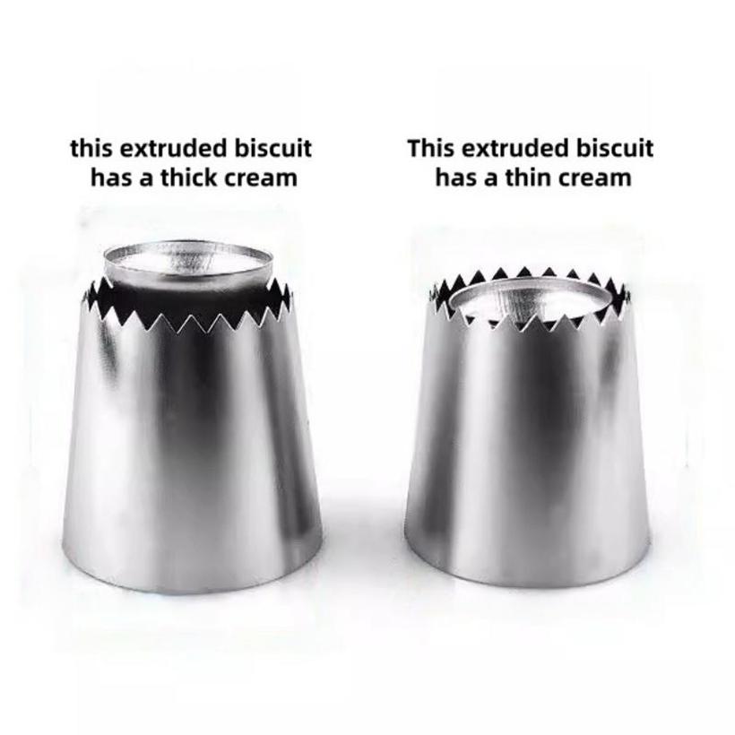 1/2Pcs Reusable Stainless Steel Icing Piping Nozzles Pastry Tips Kitchen Cookies Cupcake Decorating Nozzle Cream Making Tools