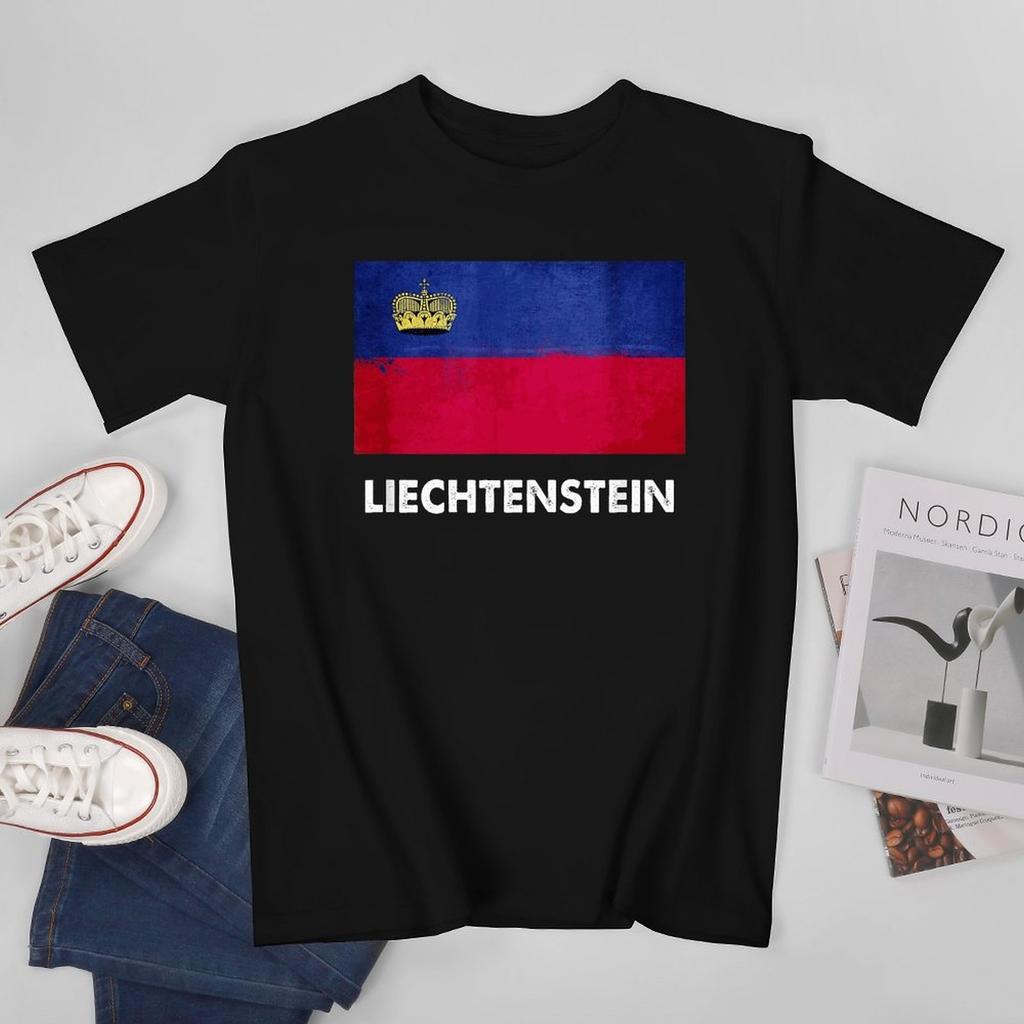 More Design Liechtenstein Flag Liechtensteiner Unisex Tshirt Tees Tshirt Oneck T Shirts Unisex Boys Clothing 100 Cotton