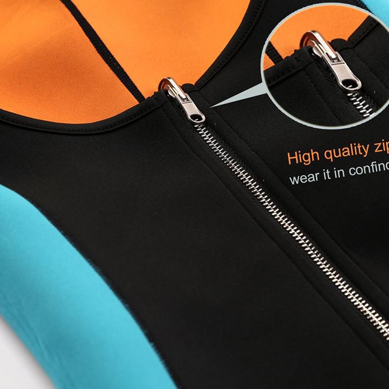 Женские спортивные боди для похудения, фитнес-корсеты на молнии, утягивающие живот, цельные боди с коротким рукавом