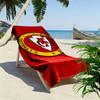 KC Chiefs logo Print Beach Towel, Large Soft Quick Dry Towel for Beach Camping Swimming