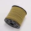 1Roll 10m Rope Flat Faux Suede Braided Cord Velvet Leather Handmade String for DIY Jewelry Making Needlework Supplies