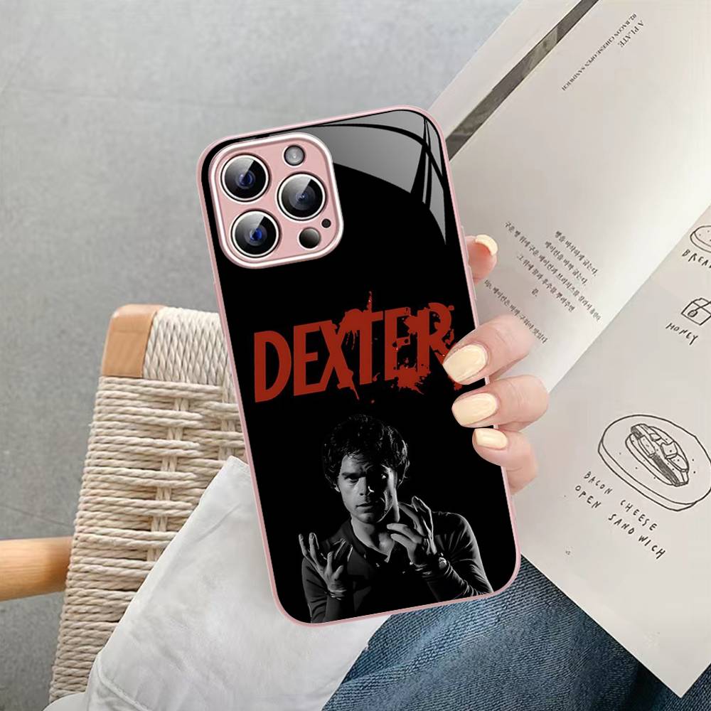 Movie D-Dexter Tempered Glass For Iphone 14 13 12 11 Pro Mini XS MAX 14Plus X XS XR Fundas