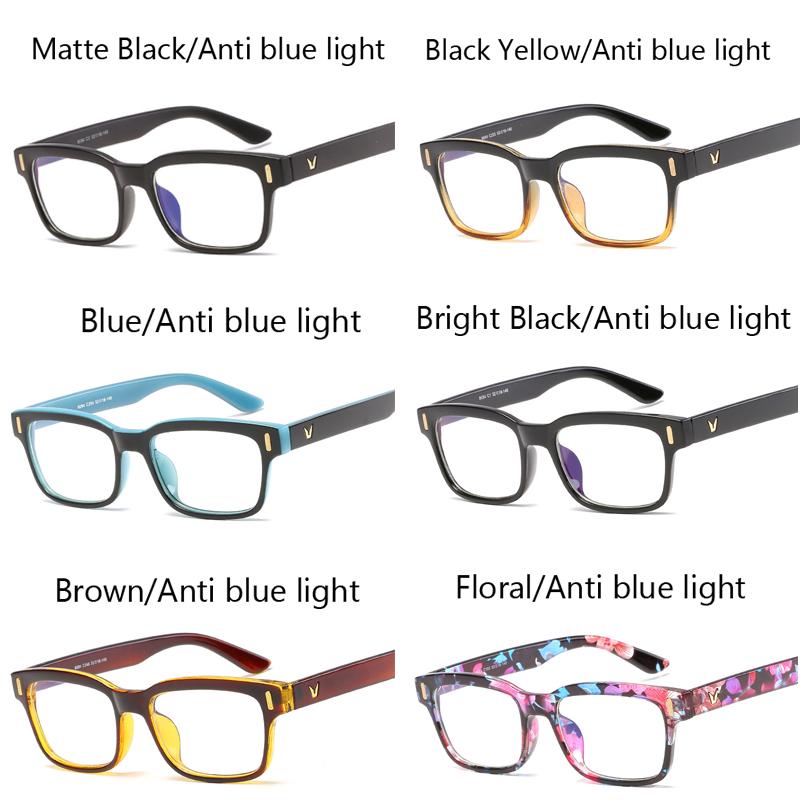 Унисекс игровые очки компьютер против усталости синий свет блокировка УФ-защиты V-образные очки