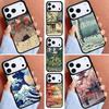 Японский стиль Укиё-э Чехол для телефона Art для iPhone 17ProMax 12 13 14 15 16e 17 Pro Max Plus Air Cover
