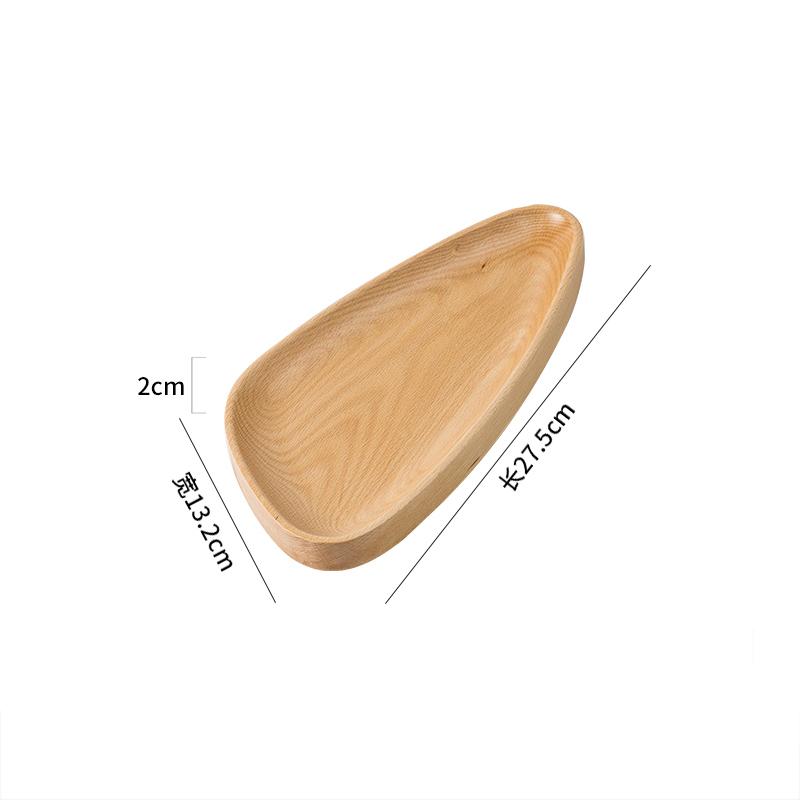 Креативная нестандартная обеденная тарелка из бука, десертная тарелка, тарелка для торта, суши-тарелки, салатные тарелки, специальная ресторанная посуда