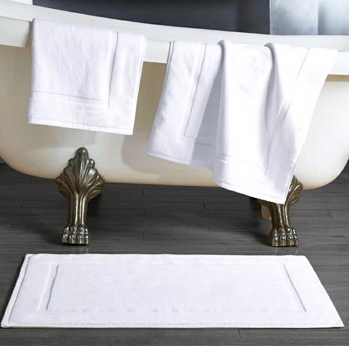 Нескользящий хлопковый впитывающий коврик для пола для отелей и салонов красоты