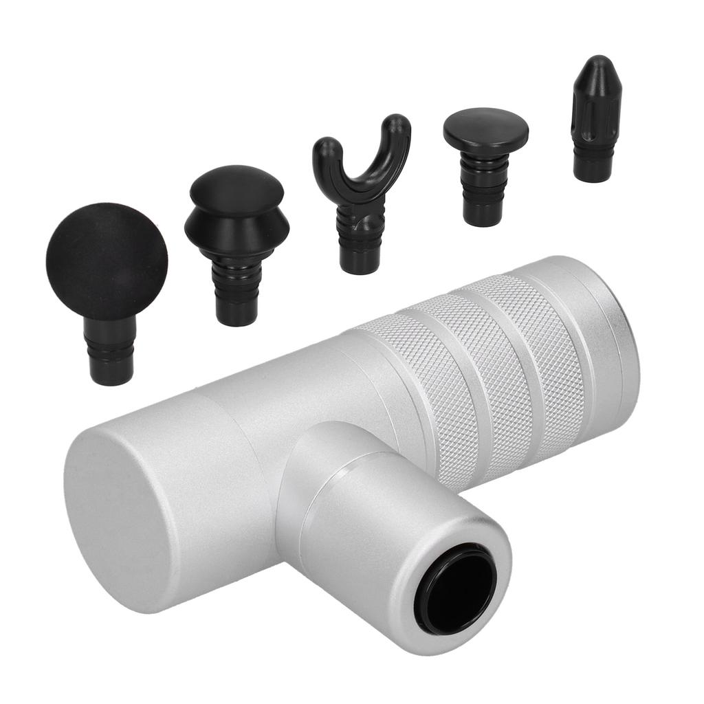 Мини-массажер для фасции из алюминиевого сплава с электрической вибрацией, многофункциональный массаж с зарядкой через USB