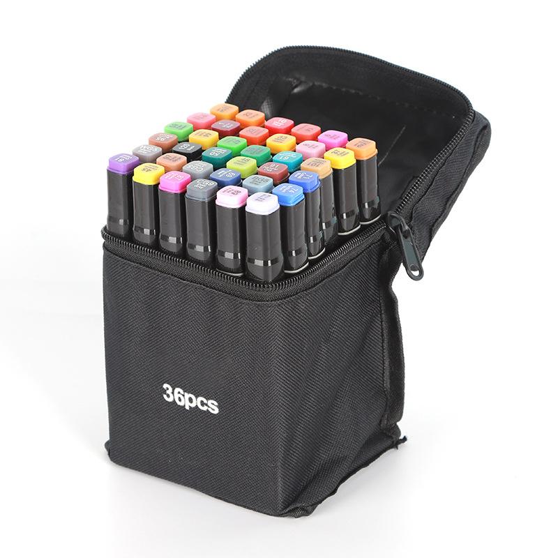 Набор арт-маркеров с двумя наконечниками, 24-168 цветов, спиртовые маркеры для взрослых студентов, профессиональные скетч-маркеры для рисования/скетчинга/манги
