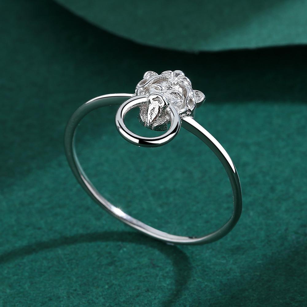 Модные парные кольца в форме головы льва из серебра 925 пробы для женщин, оригинальные геометрические кольца из настоящего стерлингового серебра, юбилейные украшения