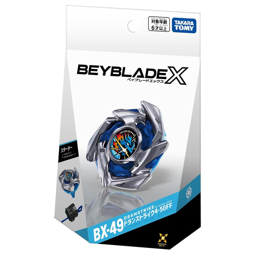 Takara Tomy BEYBLADE X Starter Dranstrike BX-49 Set 4-50FF