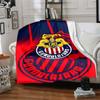 Chivas Guadalajara Logo Print Flannel Blanket High Quality Warm Comfortable Cover for All Seasons Perfect for Gifts Home Decor