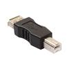 Мини-черный USB-адаптер типа A «мама» на USB-адаптер «папа» типа B