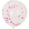Transparent Sequined Latex Balloons for Parties and Weddings, 2.8g