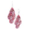 Les Trésors De Lily [J8687] - Pink 'Liberty' Designer Earrings