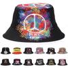 Christmas Print Outdoor Fisherman Hat with Animal Patterns for Men and Women