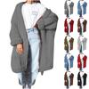 Women's Fashion Casual Open Front Long Sleeve Chunky Knit Cardigans Sweaters Outerwear Coats
