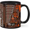 Multi Color Optional Tool Toolbox Ceramic Coffee Mug Coffee Cup Hardware Tool Set Cup Fun Gifts