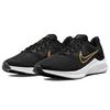 Nike Downshifter 11 Black Metallic Gold Men Sneakers White CW3411-009