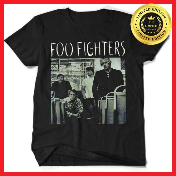 НОВЫЙ черный футболка Foo Fighters Хлопок Унисекс Унисекс футболка - Мужская летняя хлопковая футболка с принтом