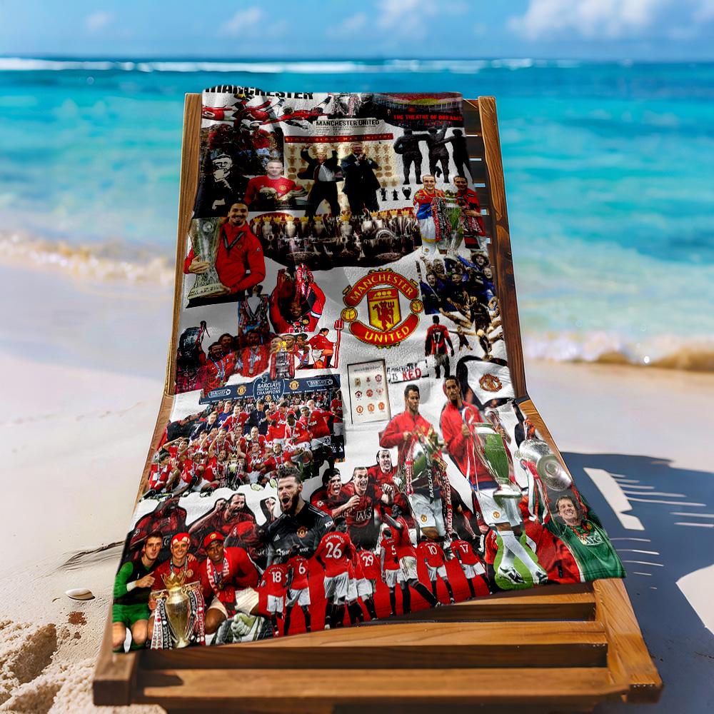 Manchester Beach Towel Soft Durable Quickdry Comfortable Lightweight Portable For Swimmingbeachcamping Travel Beach Accessoriesgym