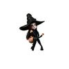 Car Decoration Witch Acrylic Halloween Pendant Cartoon Motif Vehicle Interior