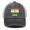 INDIA Flags Print Snapback Mesh Cap Snapback Cap Breathable Sporting Adjustable Baseball Hat Perfect For Urban Style