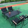 Churong Carbon Steel Outdoor Folding Camping Table & Chair Set