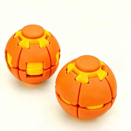 3d Printed Press Ball Toy Stress Anxiety Relief Fidget Spinner for Kids Adults Push