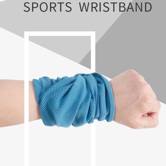 Breathable Wrist Brace Non-deformable Portable Workout Gym Cooling Sports Wristband Fitness Use Fasting