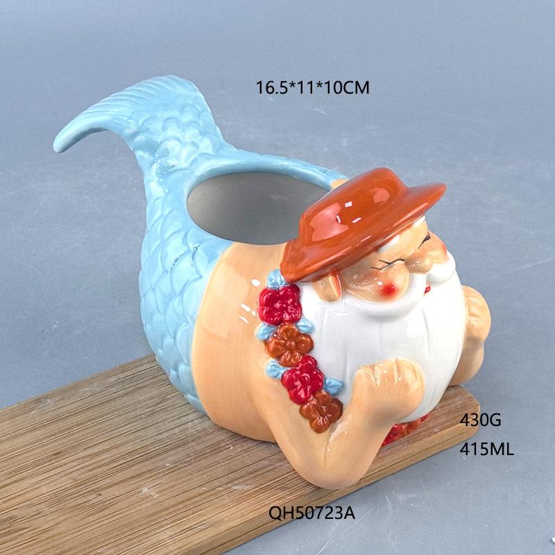 Керамическая кружка русалка креативная красивая женщина забавная кружка керамическая чашка для воды с хвостом русалки чашка для кофе