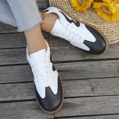 Модные женские кроссовки Модная обувь Весенний тренд Повседневные кеды на плоской подошве Женские Новая мода Комфортные белые вулканизированные туфли на платформе 2024