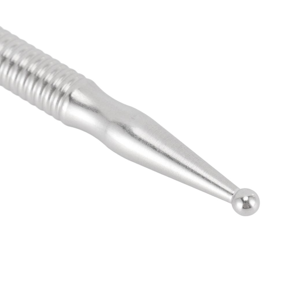 Manual Acupressure Pen Stainless Steel Deep Tissue Massage Guasha Reflexology Pressing Point Massager for Hands Feet BJ006