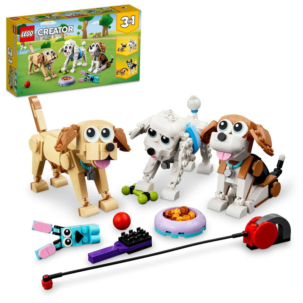 LEGO Creator Cute Dogs 31137 Toy Block Present Animal Boys Girls Ages 7+