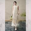 JK&JS Moonlight Poet Embroidered New Chinese Style Long Dress