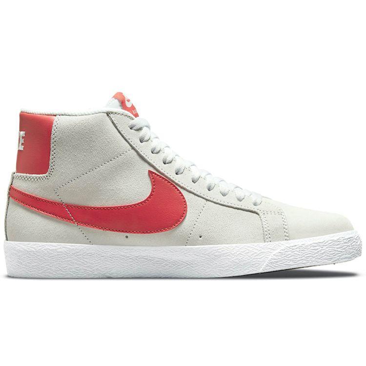Nike Мужские кроссовки Blazer Mid SB Lobster белые Summit-White 864349-108