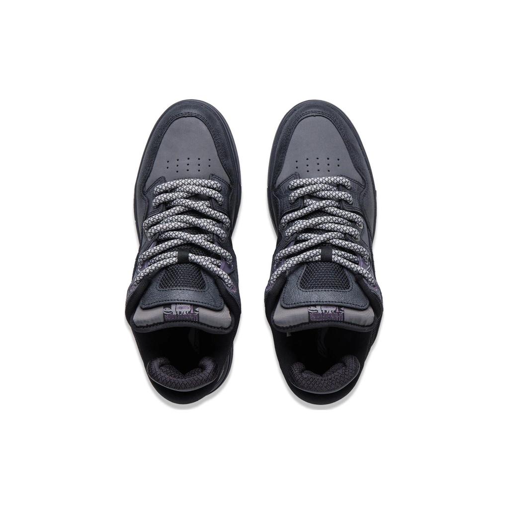 Pleasures X Li Ning Comfortable Versatile Non-Slip Low-Top Sneakers Men Sneakers Black AECT065-1