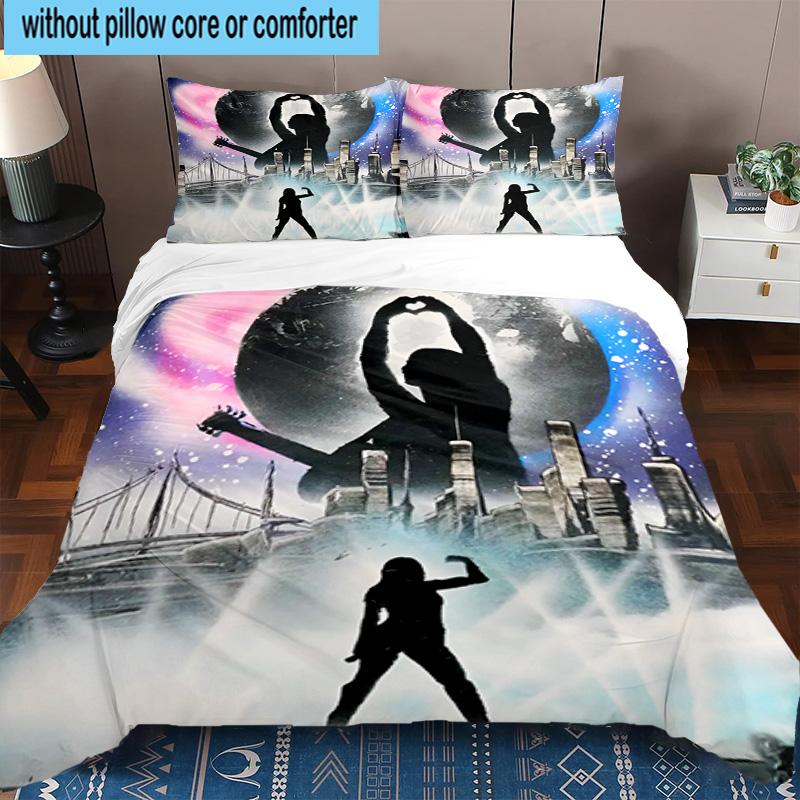 Taylor music Lover Artwork 3pcs Bedding,Including 1pc Duvet Cover And 2pcs Pillowcases Perfect for Christmas,Ideal for Bedroom, Dormitory