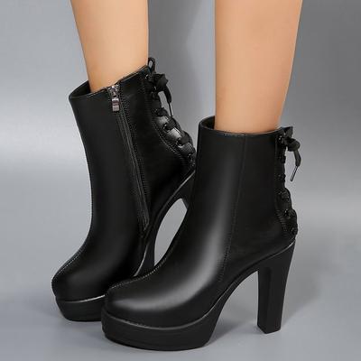 Женская модная обувь на высоком каблуке, увеличивающая рост, не утомляющая ноги, с поддержкой свода стопы, удобная, мягкая, эластичная, амортизирующая, нескользящая, повседневная, спортивные короткие ботинки