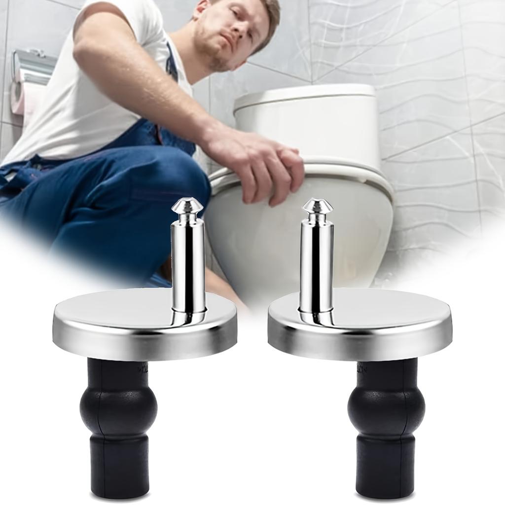 2 шт. Универсальные болты и винты для сиденья унитаза, Замена, быстросъемные крепления для петель сиденья, Детали, Подходят для отверстий 14 мм-16 мм