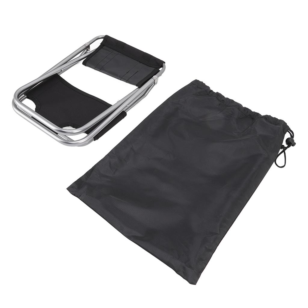 Складной стул с дышащей тканью, портативный, небольшой, со спинкой, для рыбалки, кемпинга, барбекю