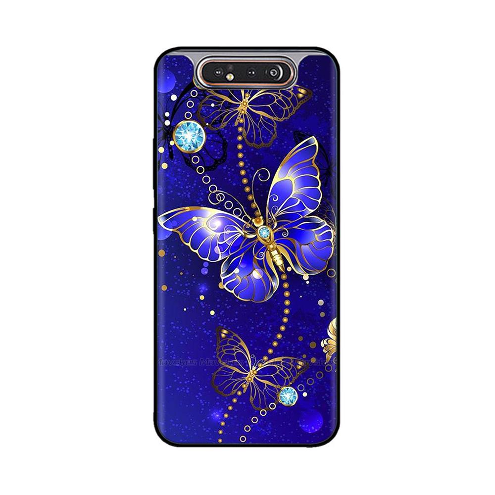 Чехол для Samsung Galaxy A80 Мягкий силиконовый чехол для телефона Чехол-накладка для Samsung A80 Защитные чехлы A 80 SM-A805F Чехол Fundas