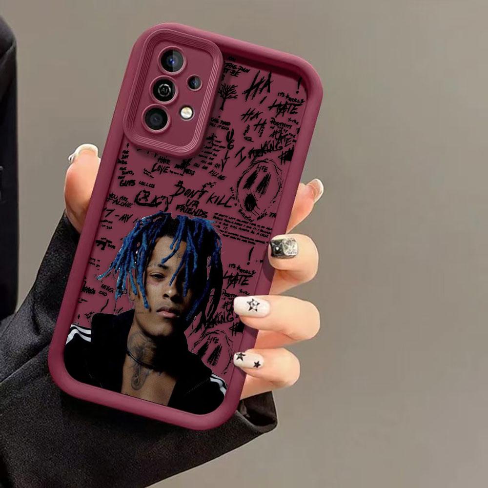 Чехол для телефона Rapper X-XXXTentacions 17 Для Redmi NOTE 13 14 8 9 9S 10 10S 11 11S 11T 12 PRO PLUS TPU Чехол DIY Оболочка Funda