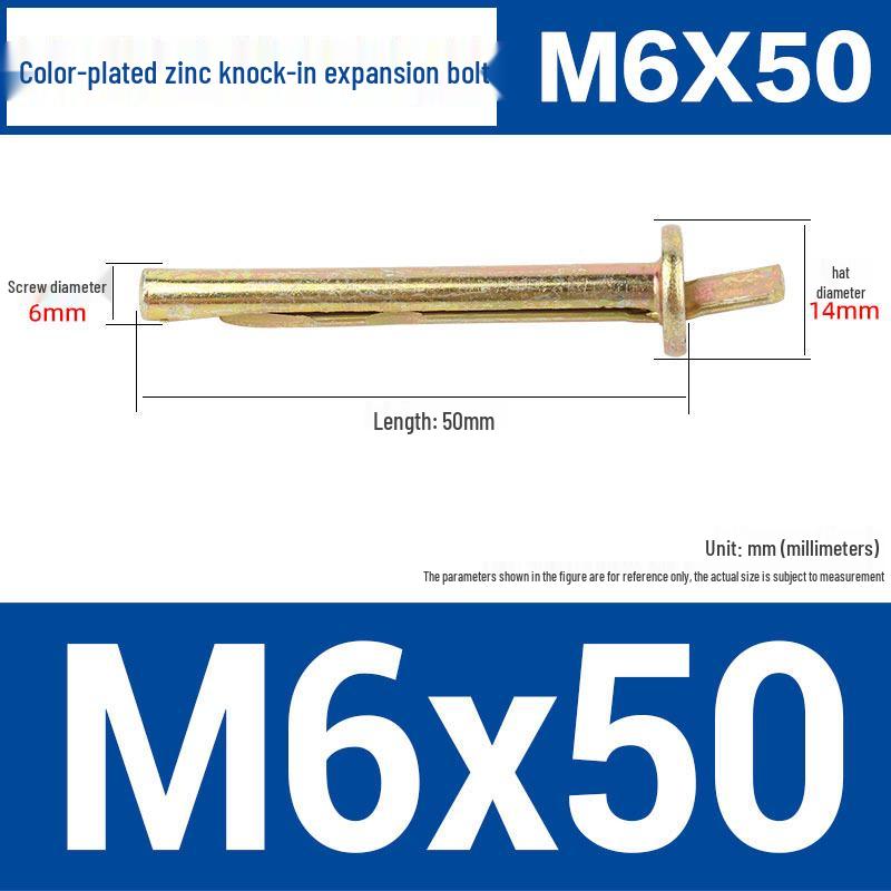 M6 Анкер-гвоздь для бетона с молотковым вбиванием