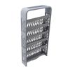 5 Tier Bookshelf Plastic Book Storage Rack Organizer Shelf Adjustable Bookcases Floor Standing