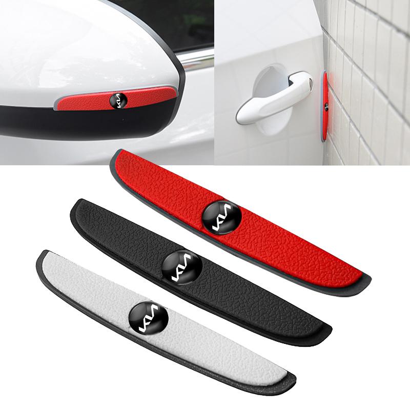 BXBPN1 4Pcs Car Anti-Collision Strip Car Door Anti-Scratch Protector Stickers For Kia Morning Picanto Rio Ray Sorento XCeed Soul Cerato