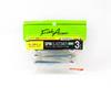 Fish Arrow Soft Lure Flash J Spin SW 3 Inch 3 Piece Per Pack 101 (8970)