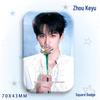 Брелок-значок из жести со звездой Zhou Keyu